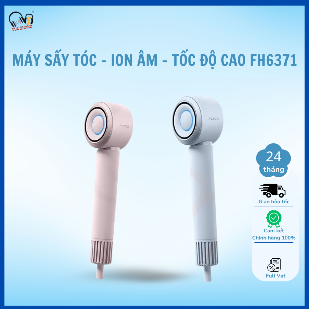 MÁY SẤY TÓC FLYCO - IOM ÂM - TỐC ĐỘ CAO FH6371 chính hãng