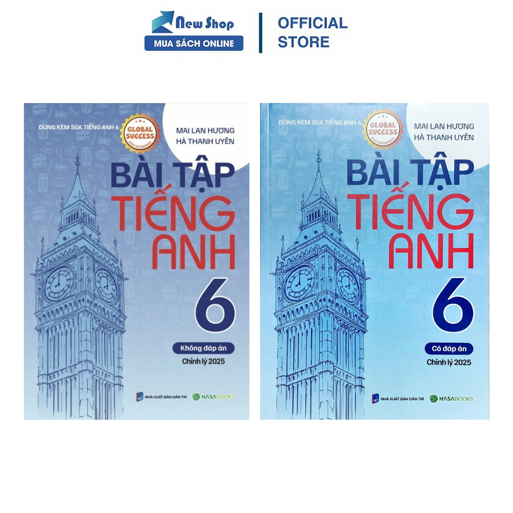 Sách - Bài Tập Tiếng Anh 6 (Dùng Kèm SGK Tiếng Anh 6 Global Success) - HASA