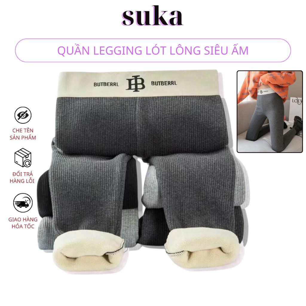 Quần Legging Lót Lông Siêu Ấm, Quần Lót Lông Siêu Đẹp Dáng Thon 1448