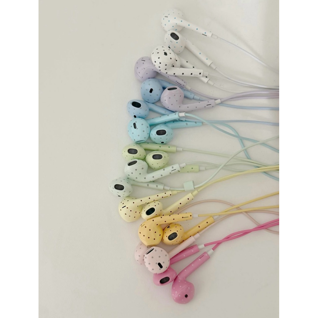 - Tai nghe dây Oah Polka Dot (Star) Earphones