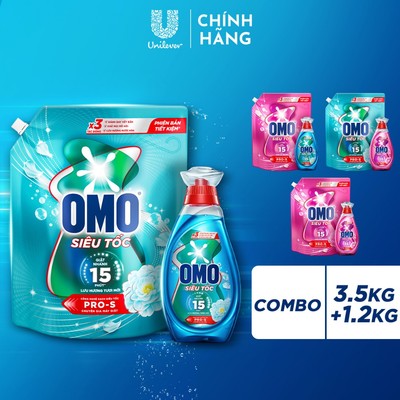 [SVIP][MỚI]Combo 2 Nước giặt Omo Siêu Tốc đầu tiên tại Việt Nam,được thiết kế riêng cho chu trình giặt nhanh|1.2KG-3.5KG