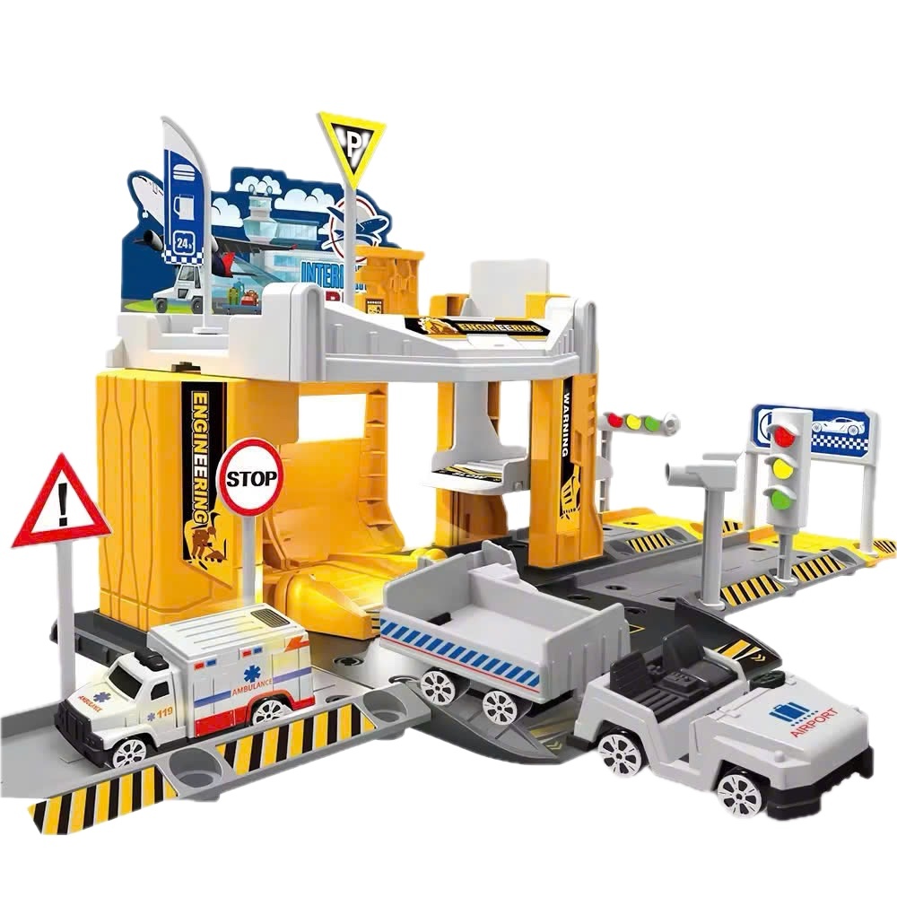 Lắp Ráp Mô Hình Trạm Xe Kỹ Thuật Six Six Zero - Đồ Chơi Cho Bé