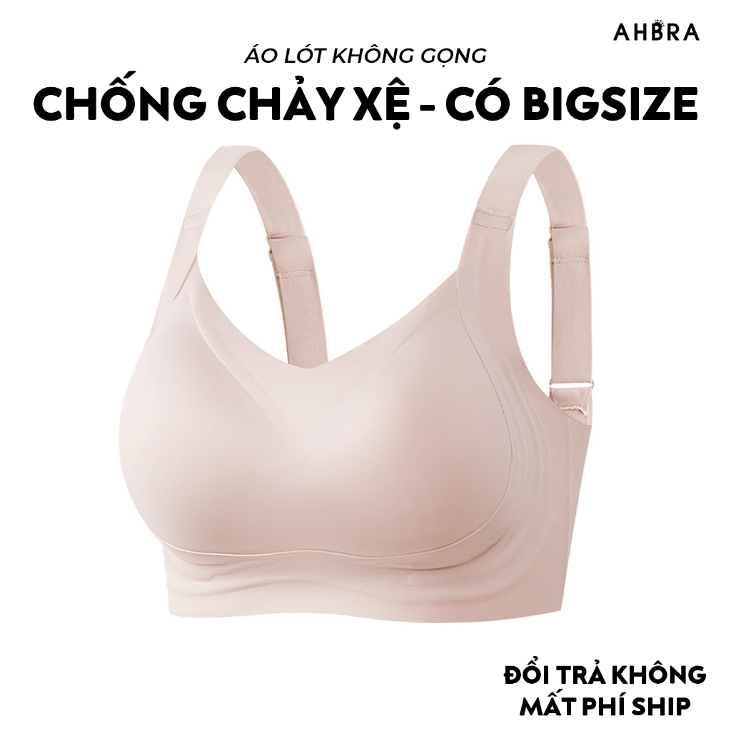 Áo Ngực Su Không Gọng AHBRA SA11 Mút Mỏng Nâng Đỡ Vòng 1 Chống Chảy Xệ Có BigSize