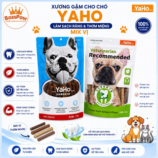Xương Gặm Cho Chó Yaho Làm Sạch Răng & Thơm Miệng Mix Vị