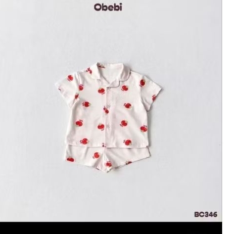 pijama trái cây obebi size 90