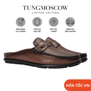 Giày sục nam, sục nam da bò cao cấp sang trọng, thời trang dễ phối đồ SUTMC-A705