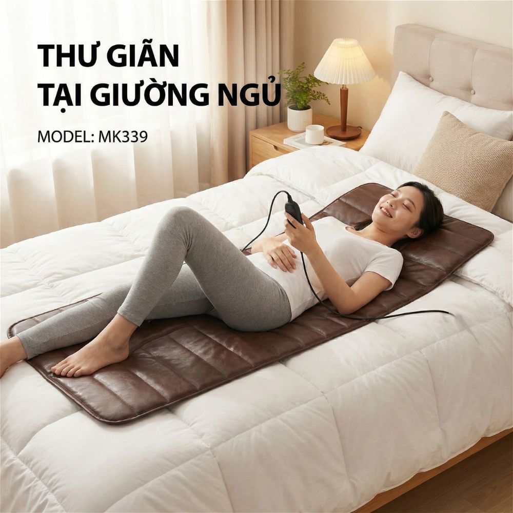 Nệm massage Kachi Màu nâu