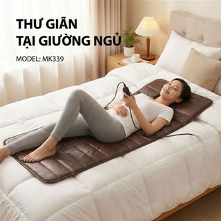 Nệm massage Kachi Màu nâu