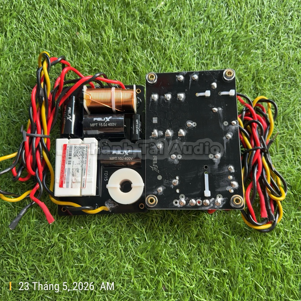 Phân tần loa Felix, FD15 tích hợp chống hú, chống cháy loa treble (1 cái) 1 bass, 1 treble, chất tiế