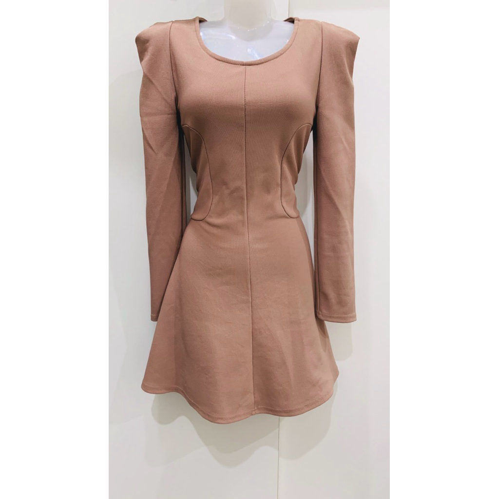 💃🏻🎀♻️[✨Newly Items]Designed 👑 Chocolate Elegant MidiDress [🎀SONRISA’s MAY 2️⃣0️⃣2️⃣6️⃣🎇🐎🎆] (Uploadin