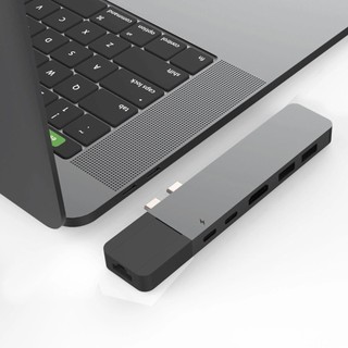 Cổng chuyển đổi HYPERDRIVE net 6-in-2 hub USB-C chính hãng, tốc độ cao, bảo hành 2 năm (GN28N)