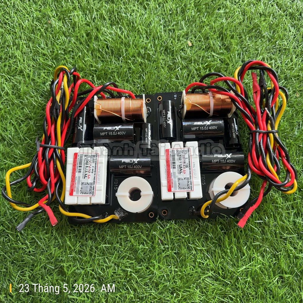 Phân tần loa Felix, FD15 tích hợp chống hú, chống cháy loa treble (1 cái)