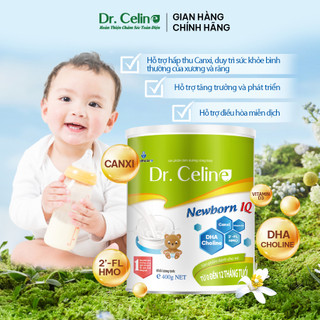 Sữa bột công thức 0-12 tháng tuổi Dr. Celine Newborn IQ 400g