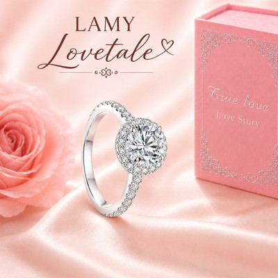 Nhẫn bạc LAMY Sparkling Women's Ring Silver 8259 - Hộp 7007