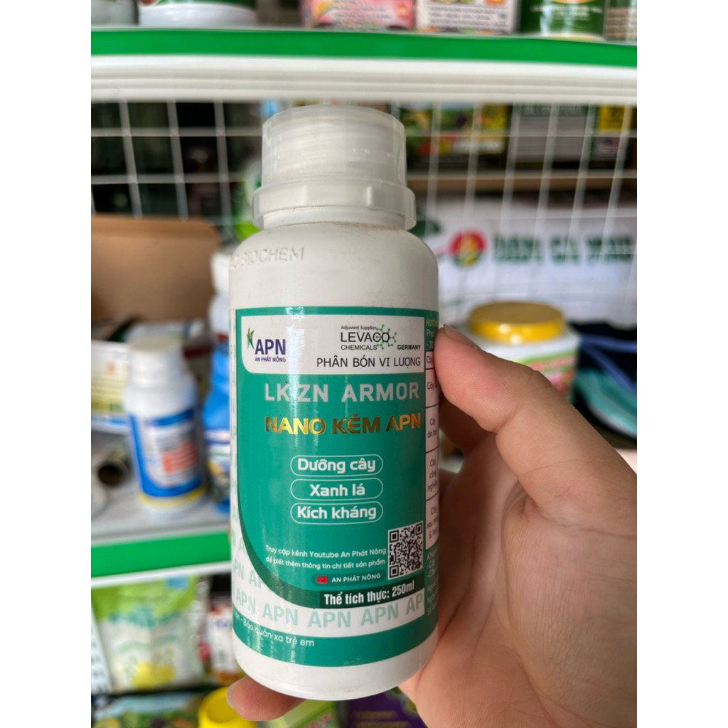 Nano Kẽm 700 An Phát Nông - giúp cứng cây, dày lá, đứng lá, tăng ra hoa, đậu trái...