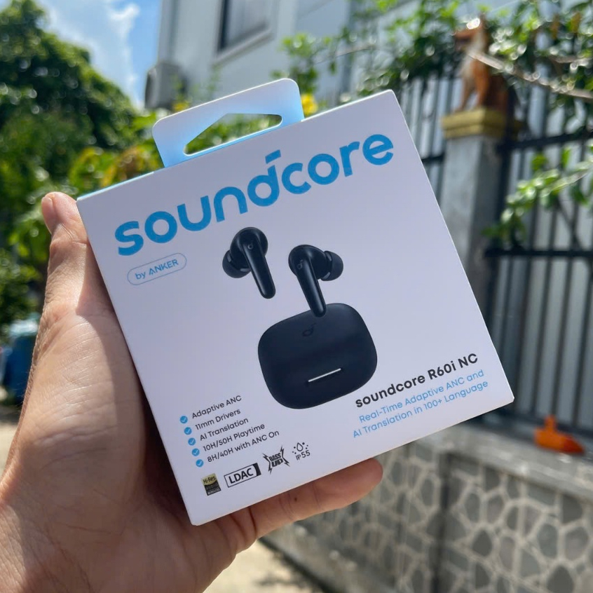 Tai nghe bluetooth ANC Soundcore R60i NC new seal