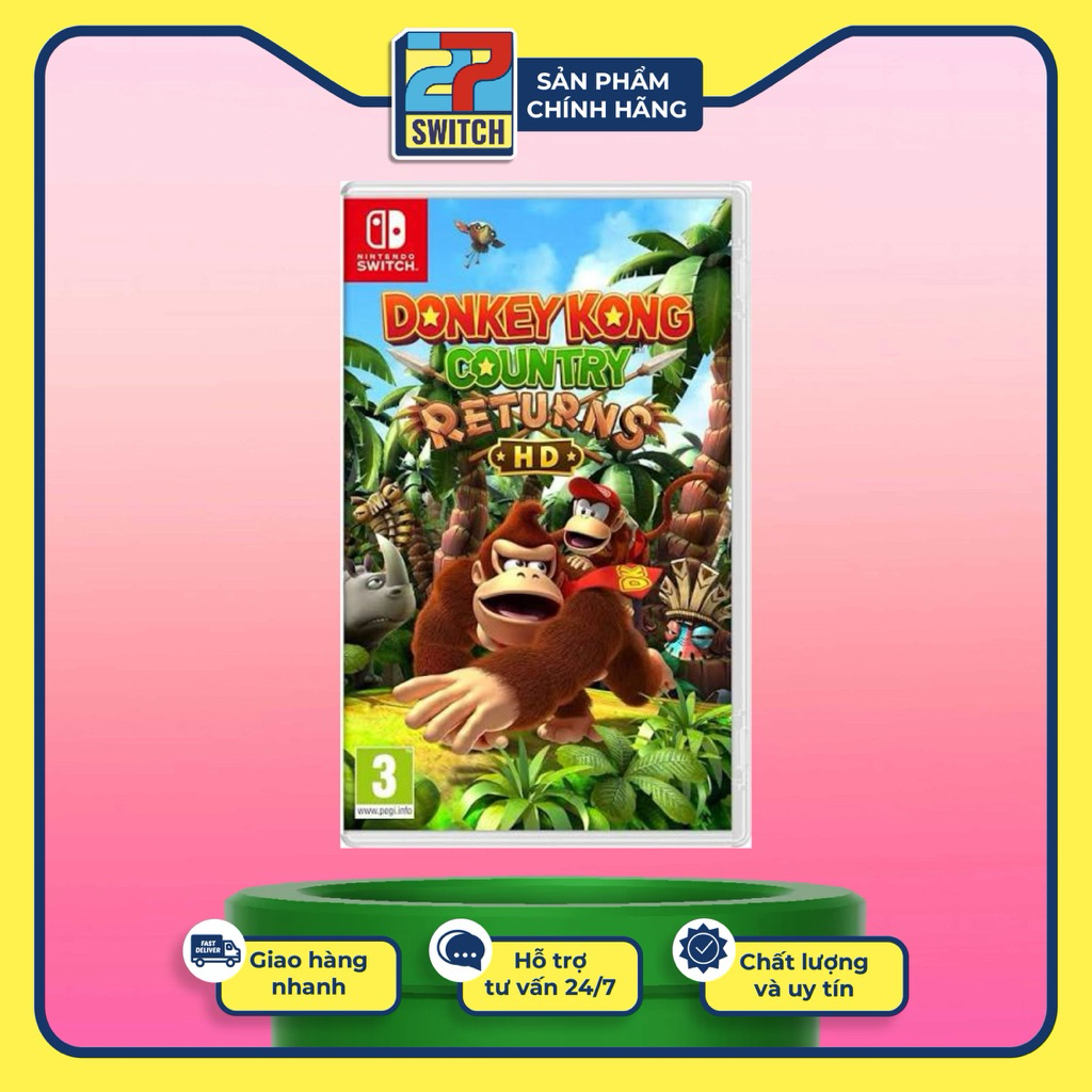 Băng Game Donkey Kong Country Returns HD Nintendo Switch