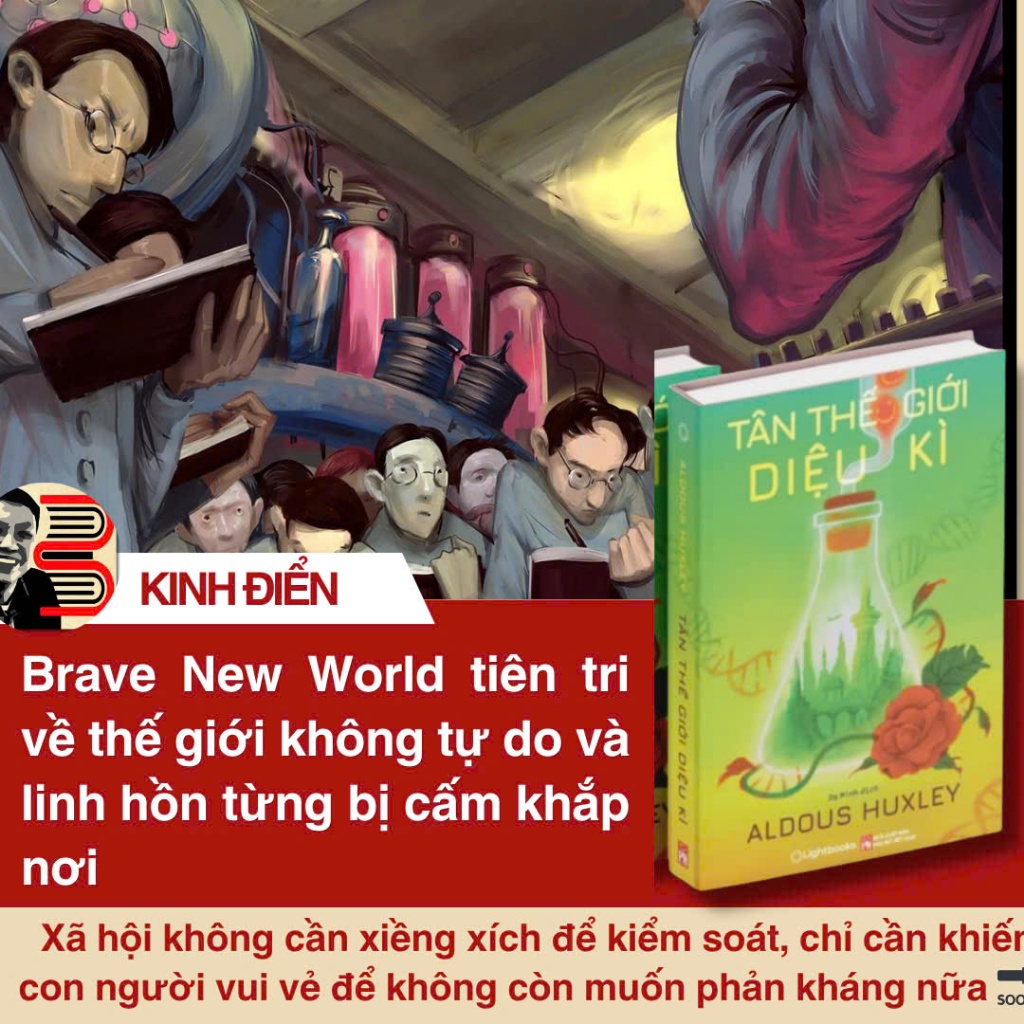 Sách - Tân Thế Giới Diệu Kì – Aldous Huxley – Lightbooks