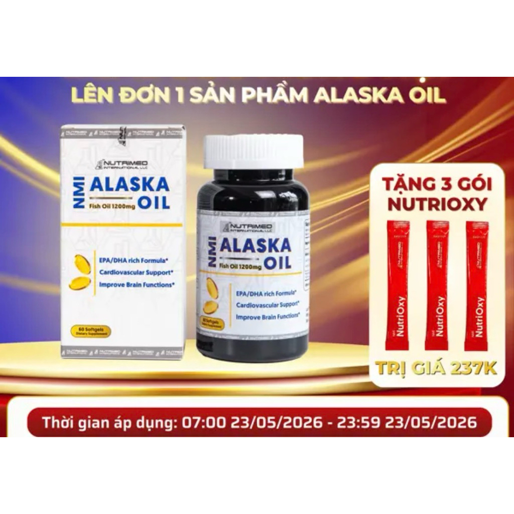 Thực phẩm bảo vệ sức khỏe NMI ALASKA OIL