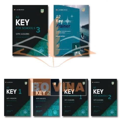 Sách A2 Key For Schools 1-2-3, A2 Key For Schools Trainer, Luyện Thi Key Ket