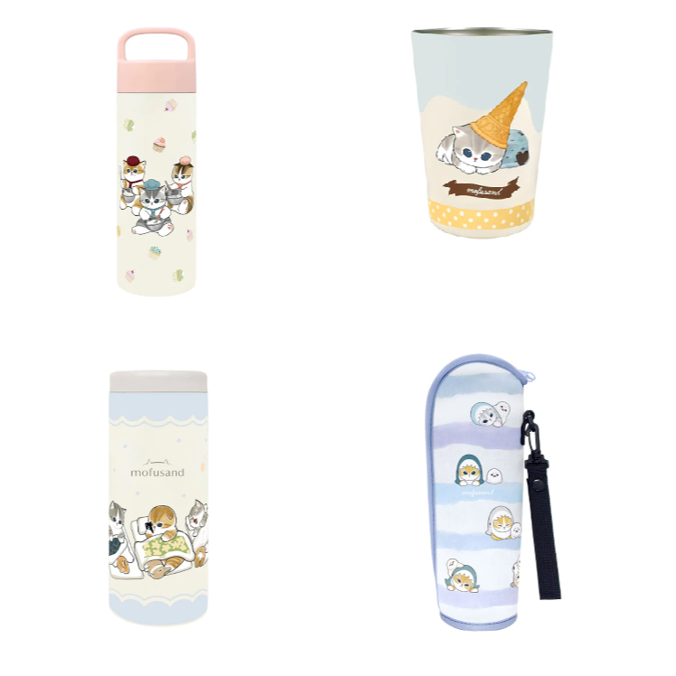 [Direct from Japan] mofusand Stainless Steel Bottle / Tumbler & Soft Bottle Case Japan NEW