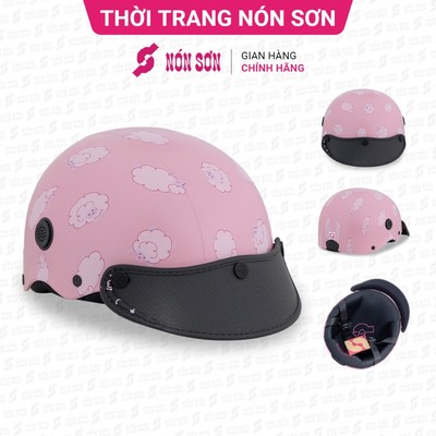 Mũ bảo hiểm lỗ thông gió họa tiết NÓN SƠN chính hãng BMP-HG403