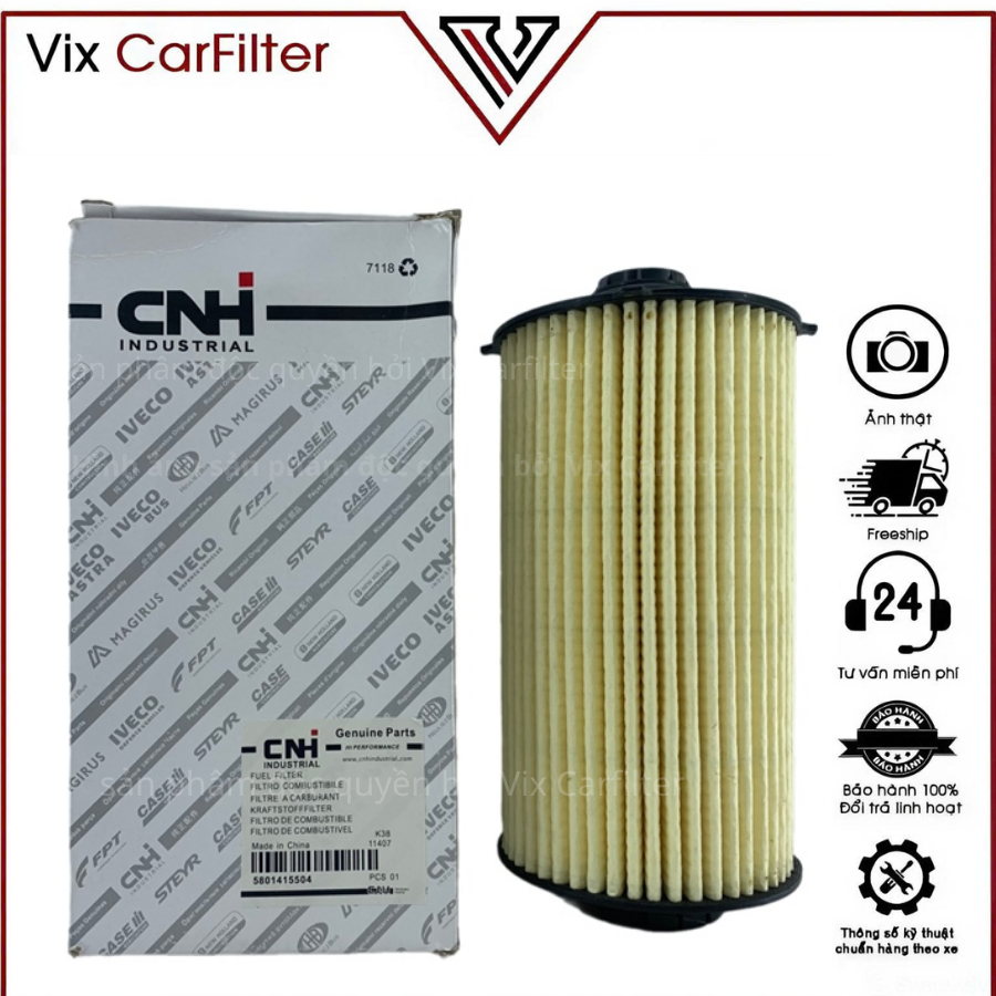 Lọc dầu động cơ IVECO FPT. Mã 5801415504 / 5041795504