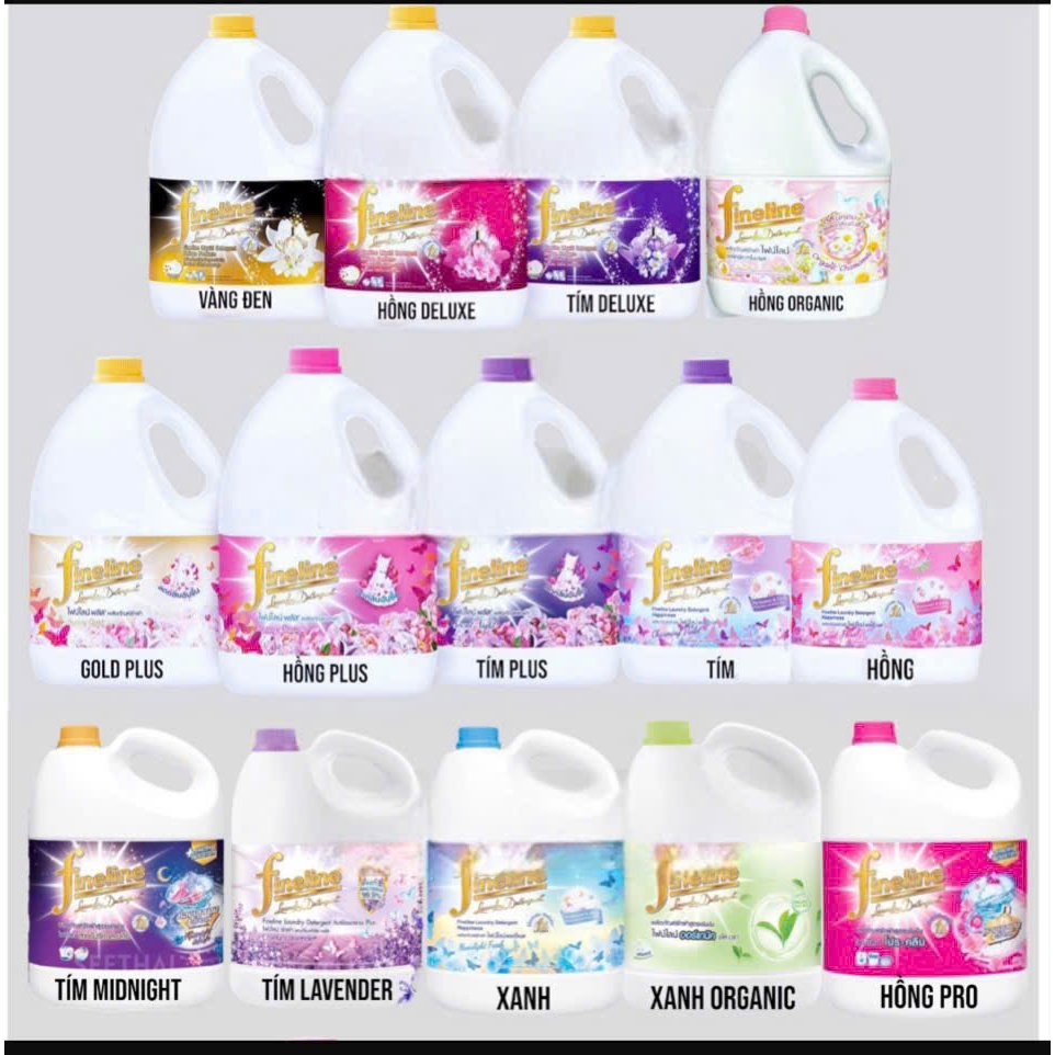 (SGT) Nước giặt xã Fineline Can 2800/ 3000ml (Thái Lan)