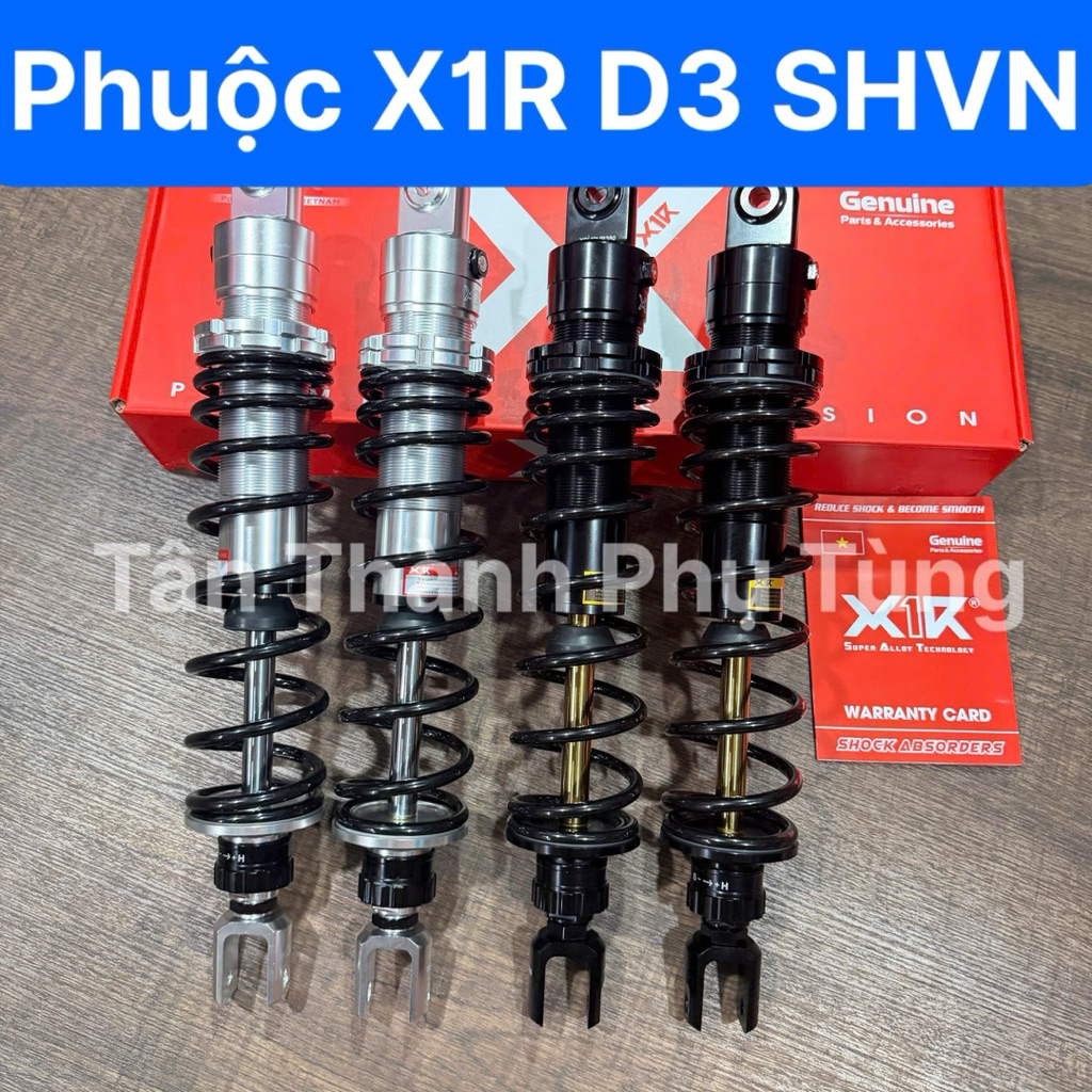 Phuộc X1R Daytona D3 cho SHVN / SH VN - chính hãng, BH 1 năm