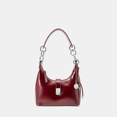 Túi Xách Nữ Thời Trang JUNO Cỡ Nhỏ Hobo Phối Charm TXN1045