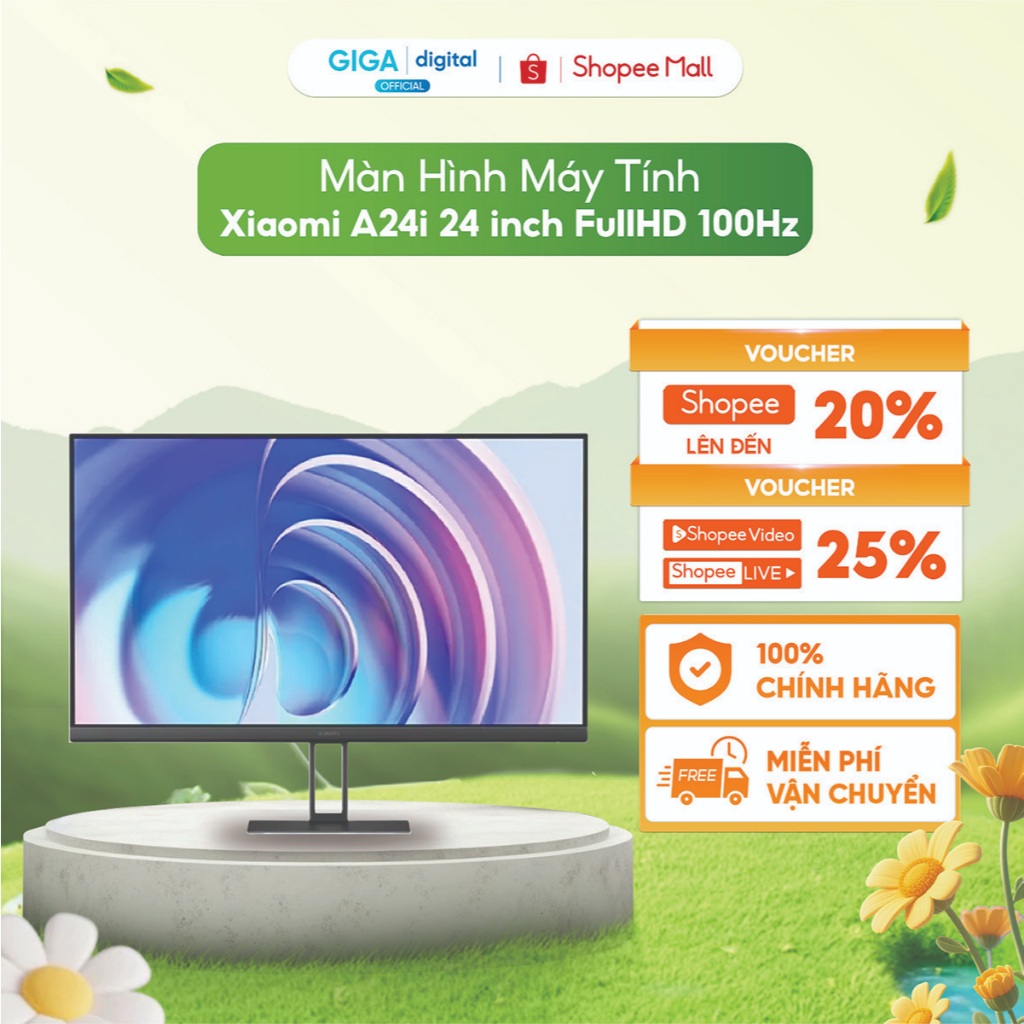 Màn hình máy tính Xiaomi A24i 24 inch FullHD 100Hz ELA5444EU | BigBuy360 - bigbuy360.vn