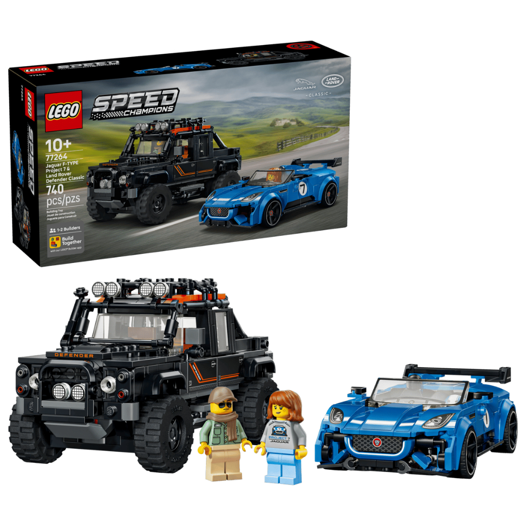 LE GO Jaguar Project 7 & Land Rover Defender 77264