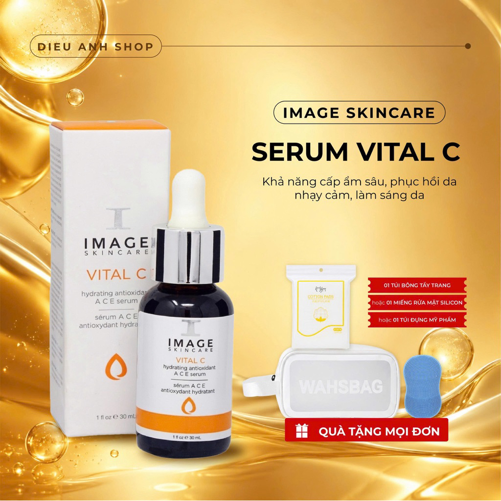 IMAGE Skincare VITAL C Hydrating Anti-Aging Serum (thường gọi là Serum Vital C) 30ml