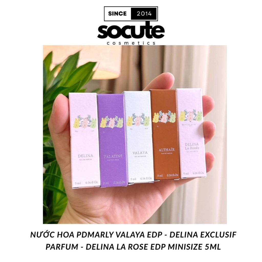 Nước Hoa PDMarly Valaya EDP - Delina Exclusif Parfum - Delina La Rose EDP Minisize 5ml