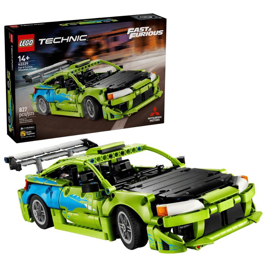 LE GO Fast and Furious Mitsubishi Eclipse Car 42229