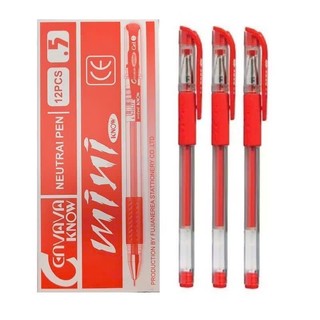 (HỘP 12 CÂY) Bút Gel nắp MINI GEL Cenvava ngòi 0.5mm