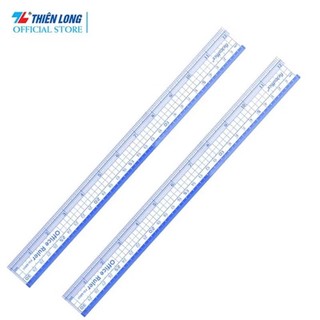 Thước thẳng FO-SR01 30cm, Thước nhựa cứng Flexoffice 30 cm