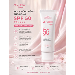 Kem Chống Nắng Asun SPF50+ PA++++ Nâng Tone Da Tự Nhiên – Chống Tia UV, Bảo Vệ Da 50g chuẩn Spa