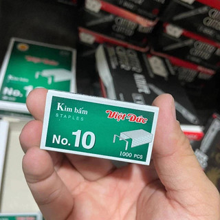 Combo 10 Hộp Kim bấm số 10 Việt Đức Chính Hãng