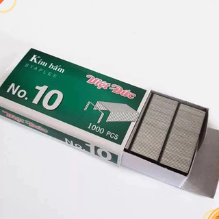 Combo 10 Hộp Kim bấm số 10 Việt Đức Chính Hãng