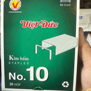 Combo 10 Hộp Kim bấm số 10 Việt Đức Chính Hãng
