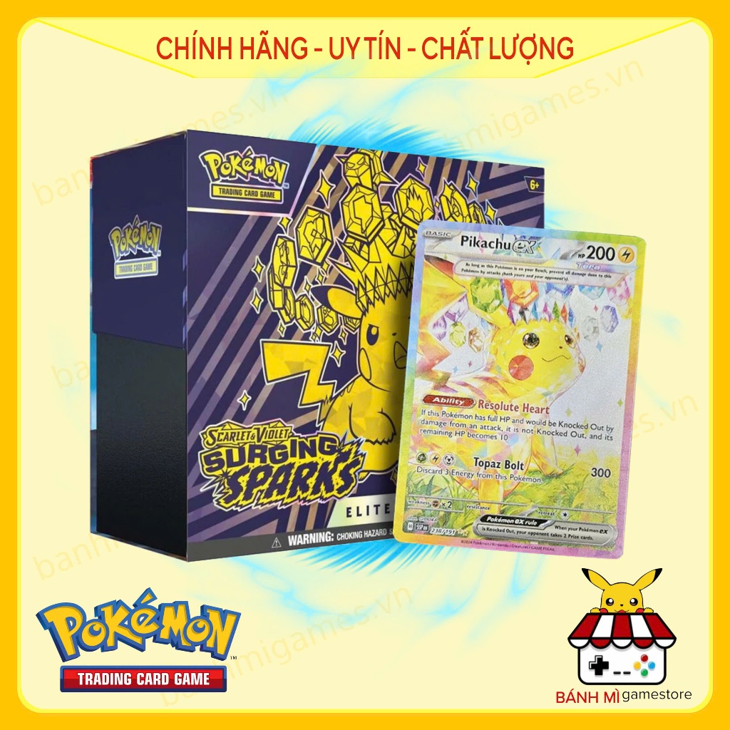 Pokemon TCG: Scarlet & Violet - Surging Sparks Elite Trainer Box