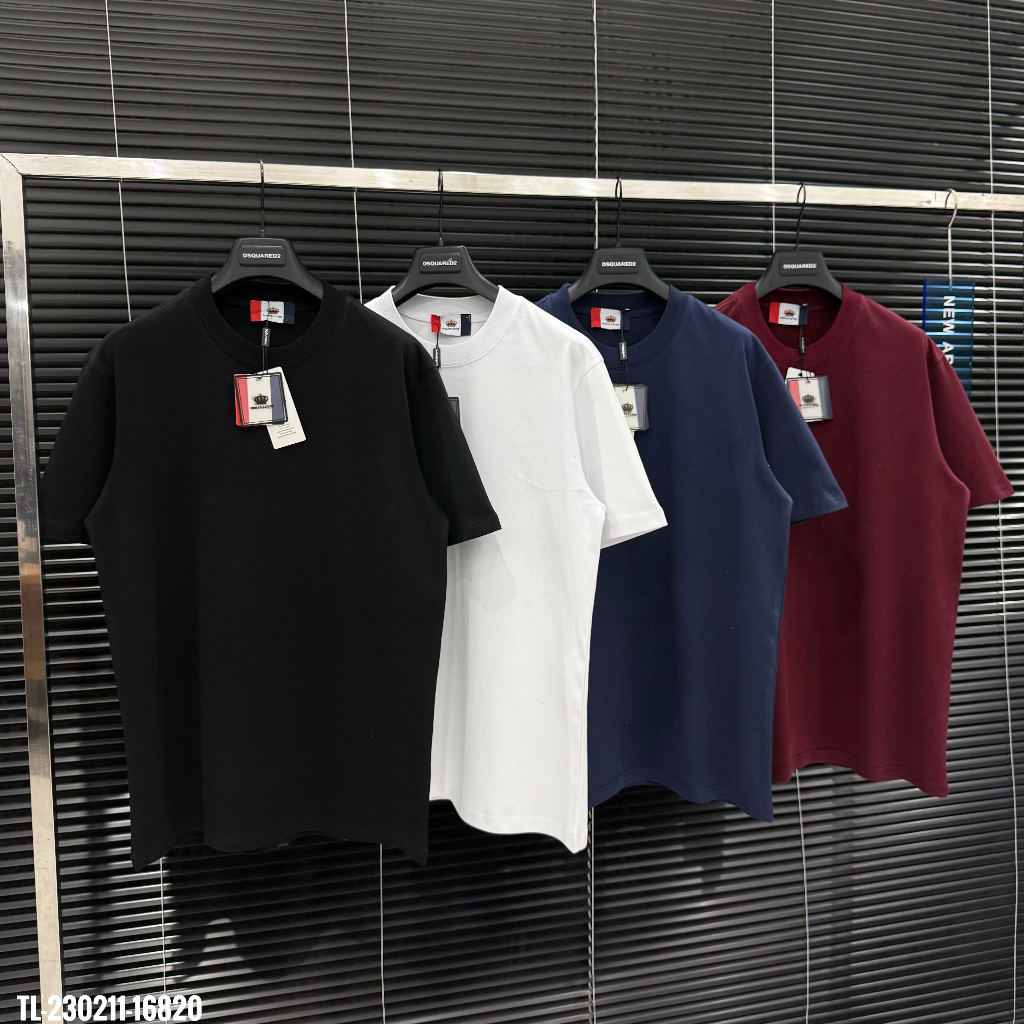 [DEAL MỞ BÁN] Áo Phông DG Trơn Chất Cotton 280gsm Cao Cấp Dày Dặn, Form Unisex Nam Nữ | Dendi Store 