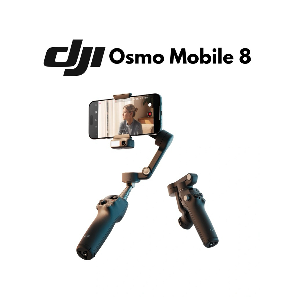 DJI Osmo Mobile 8 - Gimbal Chống Rung Điện Thoại Chính Hãng | Tracking AI | Xoay 360° | Quay Vlog | 