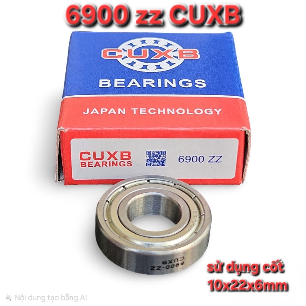 [ Combo] 10 vòng bi 6900zz CUXB (cốt 10x22x6mm)