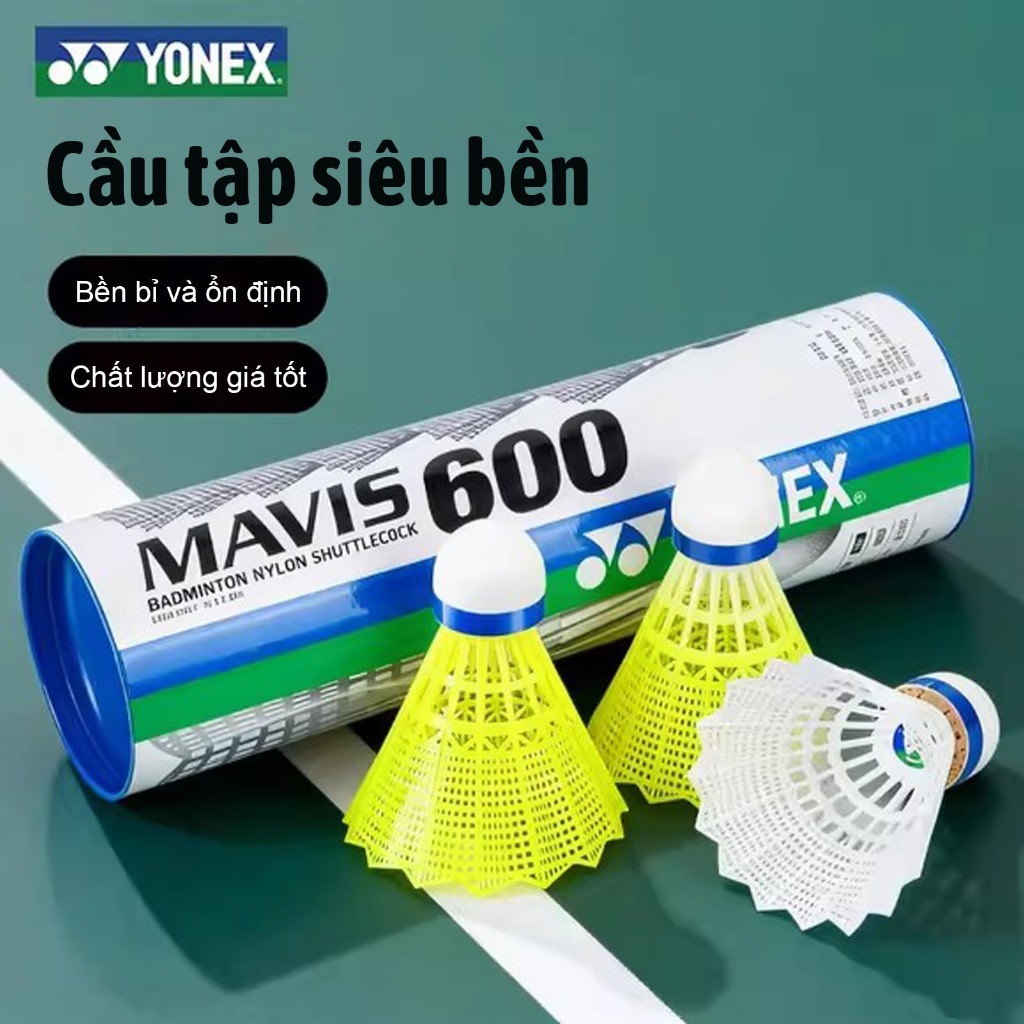 Hộp cầu nhựa Yonex MAVIS 600 (Tốc độ trung bình)