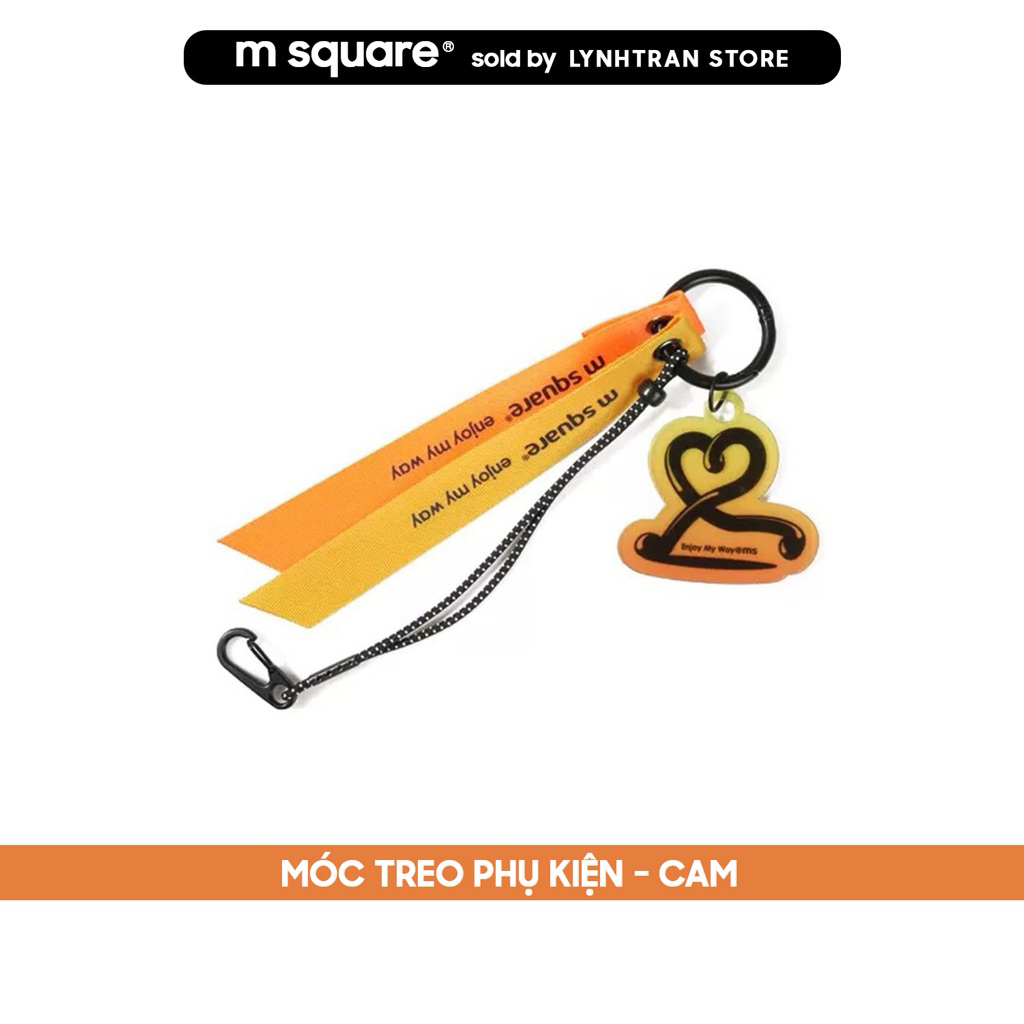 Dây móc Acrylic Dop@mine Color Msquare®️ Móc khoá thời trang balo túi xách Chính hãng giá tốt