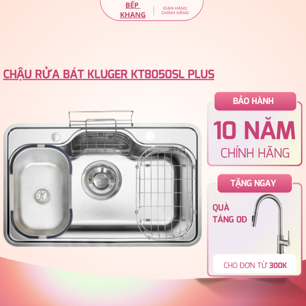 Chậu rửa bát Kluger KT8050SL Plus