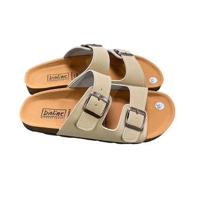 Dép Birken, Dép Đế Trấu, Dép lê Unisex Nam và Nữ Thiết Kế Dép Hai Quai Ngang Da PU - PUM01