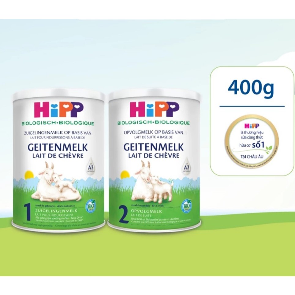 Sữa dê HiPP Organic 400g